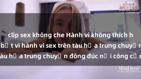clip sex không che Hành vi không thích hợp: Thanh niên bị bắt vì hành vi sex trên tàu hỏa trung chuyển đông đúc nơi công cộng.