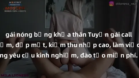 gái nóng bỏng khỏa thân Tuyển gái call girl Việt Nam gợi cảm, đẹp mắt, kiếm thu nhập cao, làm việc linh hoạt, không yêu cầu kinh nghiệm, đào tạo miễn phí. Liên hệ ngay để biết thêm chi tiết!